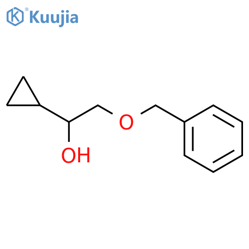 2-(Benzyloxy)-1-cyclopropylethanol structure