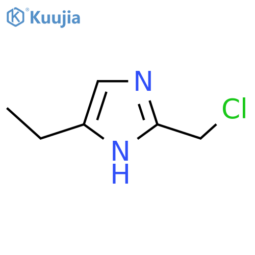 2-(chloromethyl)-4-ethyl-1H-imidazole structure