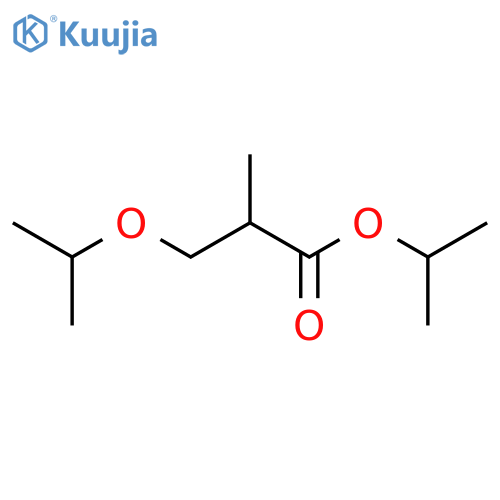 Propanoic acid, 2-methyl-3-(1-methylethoxy)-, 1-methylethyl ester structure