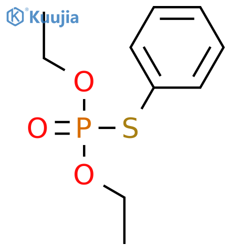 O,O-Diethyl S-phenyl phosphorothioate structure