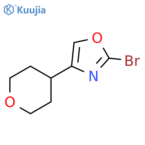 2-bromo-4-(oxan-4-yl)-1,3-oxazole structure