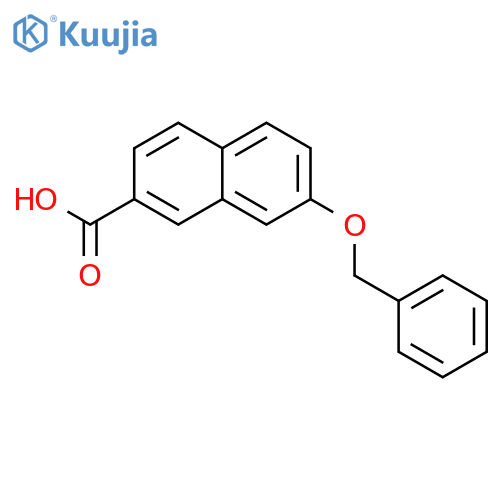 7-phenylmethoxynaphthalene-2-carboxylic Acid structure