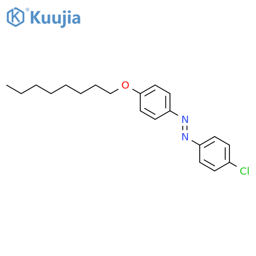 Diazene, (4-chlorophenyl)[4-(octyloxy)phenyl]-, (E)- structure