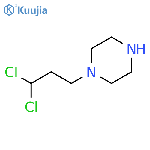 Piperazine, 1-(3,3-dichloropropyl)- structure