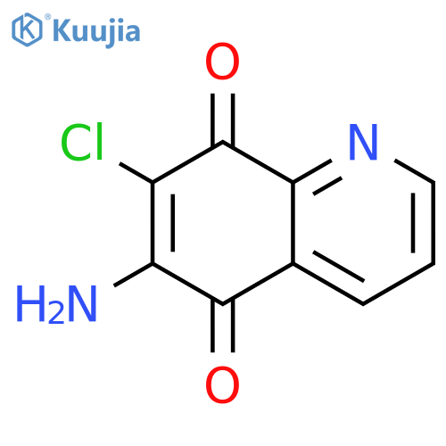 5,8-Quinolinedione,6-amino-7-chloro- structure