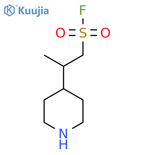 2-(Piperidin-4-yl)propane-1-sulfonyl fluoride structure
