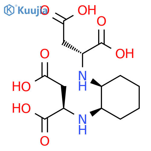 D-Aspartic acid, N,N'-[(1R,2S)-1,2-cyclohexanediyl]bis-, rel- structure