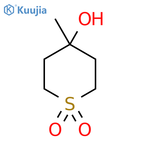 4-Methyl-1,1-dioxothian-4-ol structure