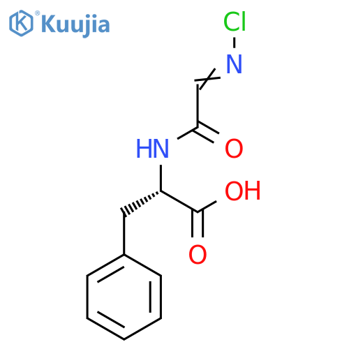 N-[(Chloroimino)acetyl]-L-phenylalanine structure