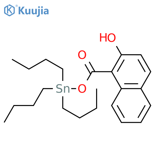 2-Naphthalenol, 1-[[(tributylstannyl)oxy]carbonyl]- structure