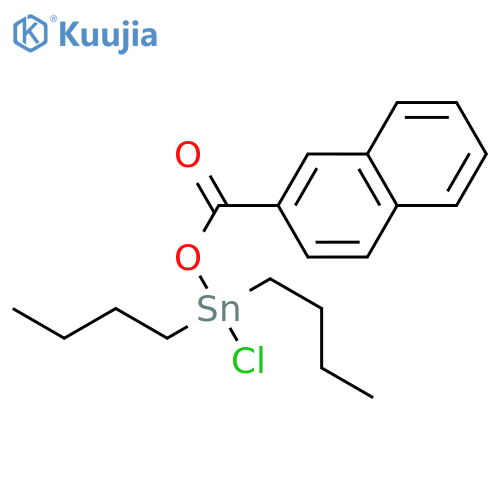 Stannane, dibutylchloro[(2-naphthalenylcarbonyl)oxy]- structure