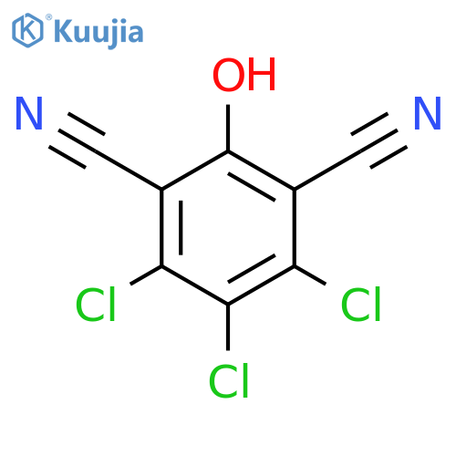 4,5,6-Trichloro-2-hydroxybenzene-1,3-dicarbonitrile structure