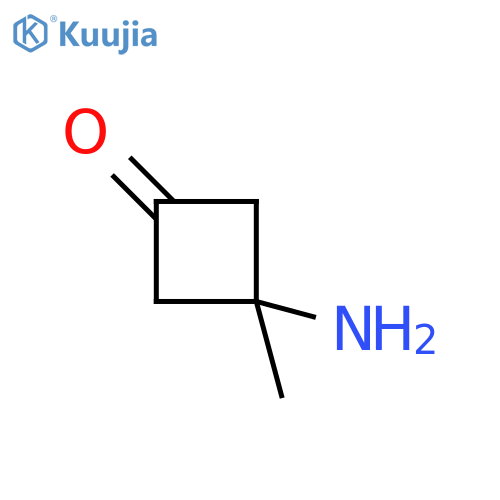 Cyclobutanone, 3-amino-3-methyl- structure