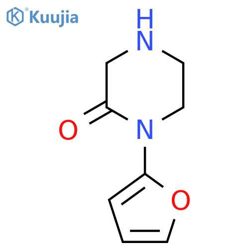 1-(Furan-2-yl)piperazin-2-one structure