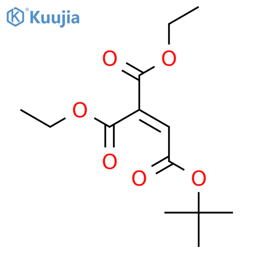 1,1,2-Ethenetricarboxylic acid, 2-(1,1-dimethylethyl) 1,1-diethyl ester structure