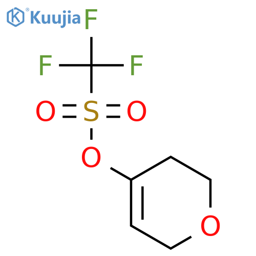 3,6-Dihydro-2H-pyran-4-yl trifluoromethanesulfonate structure