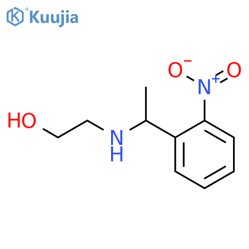 2-{1-(2-nitrophenyl)ethylamino}ethan-1-ol structure