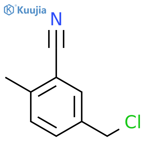 5-(chloromethyl)-2-methylbenzonitrile structure
