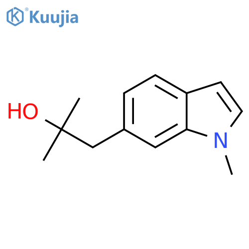 2-methyl-1-(1-methyl-1H-indol-6-yl)propan-2-ol structure