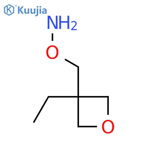 O-(3-ethyloxetan-3-yl)methylhydroxylamine structure