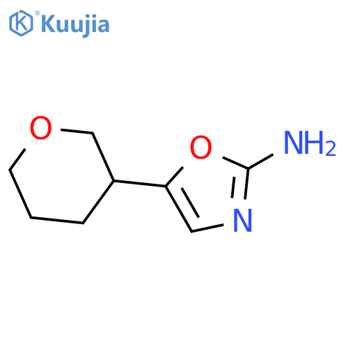 5-(oxan-3-yl)-1,3-oxazol-2-amine structure