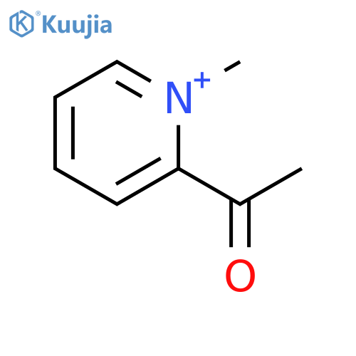 Pyridinium, 2-acetyl-1-methyl- structure