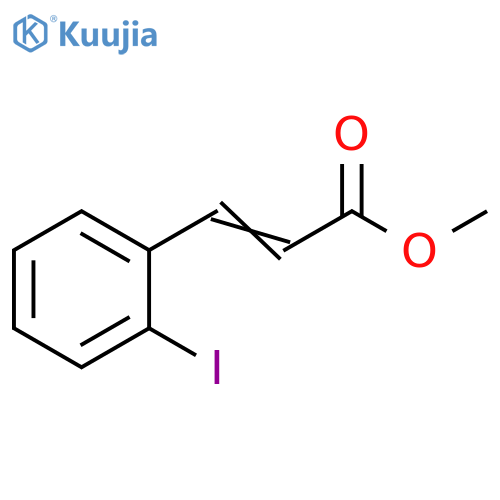 2-Propenoic acid, 3-(2-iodophenyl)-, methyl ester structure