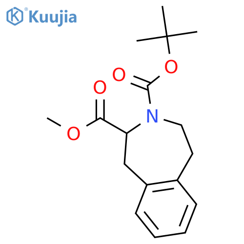 3-tert-Butyl 2-methyl 4,5-dihydro-1H-benzo[d]azepine-2,3(2H)-dicarboxylate structure