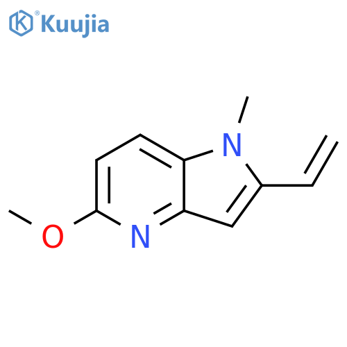 2-ethenyl-5-methoxy-1-methyl-1H-Pyrrolo[3,2-b]pyridine structure