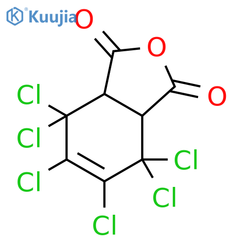 1,3-Isobenzofurandione, 4,4,5,6,7,7-hexachloro-3a,4,7,7a-tetrahydro- structure