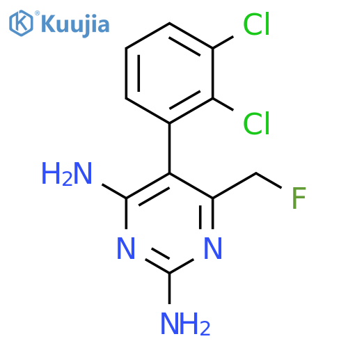 2,4-Pyrimidinediamine, 5-(2,3-dichlorophenyl)-6-(fluoromethyl)- structure