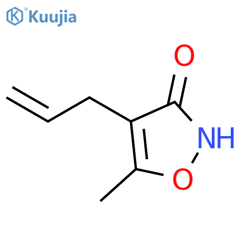 3(2H)-Isoxazolone, 5-methyl-4-(2-propen-1-yl)- structure