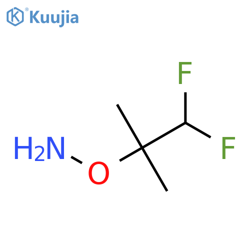 O-(1,1-difluoro-2-methylpropan-2-yl)hydroxylamine structure