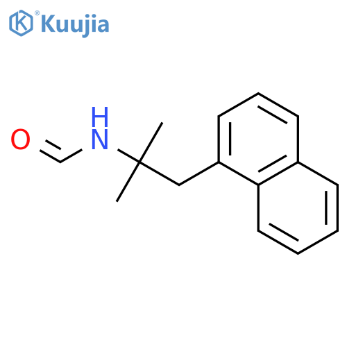 Formamide, N-[1,1-dimethyl-2-(1-naphthalenyl)ethyl]- structure