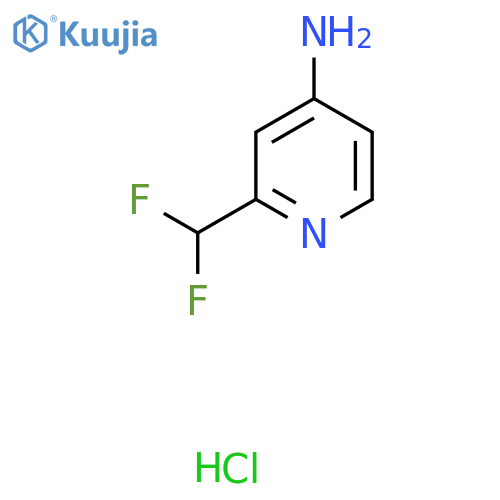 2-(Difluoromethyl)pyridin-4-amine hydrochloride structure