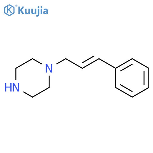 1-cinnamylpiperazine structure