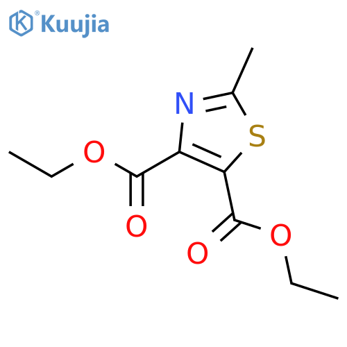 4,5-Thiazoledicarboxylicacid, 2-methyl-, 4,5-diethyl ester structure