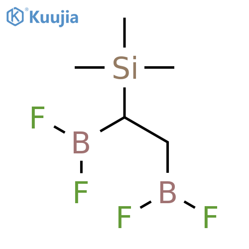 Borane, [1-(trimethylsilyl)-1,2-ethanediyl]bis[difluoro- structure