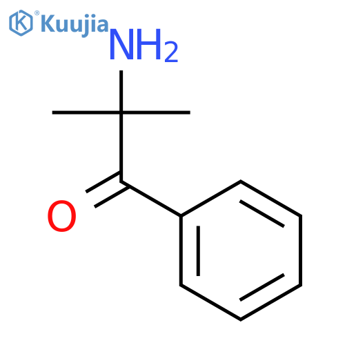 2-amino-2-methyl-1-phenylpropan-1-one structure