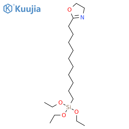 Oxazole, 4,5-dihydro-2-[10-(triethoxysilyl)decyl]- structure