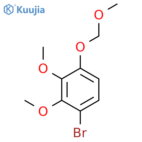 Benzene, 1-bromo-2,3-dimethoxy-4-(methoxymethoxy)- structure