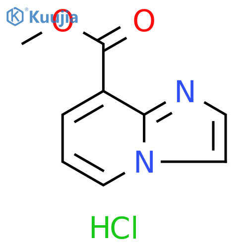 Imidazo1,2-apyridine-8-carboxylic acid methyl ester hydrochloride structure