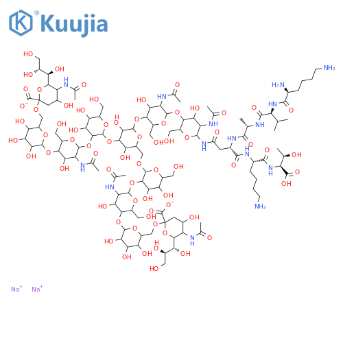 SIALYLGLYCOPEPTIDE structure