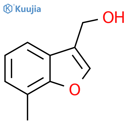 (7-methylbenzofuran-3-yl)methanol structure