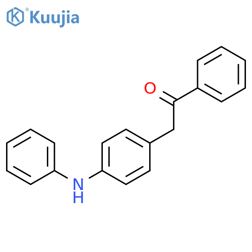 Ethanone, 1-phenyl-2-[4-(phenylamino)phenyl]- structure