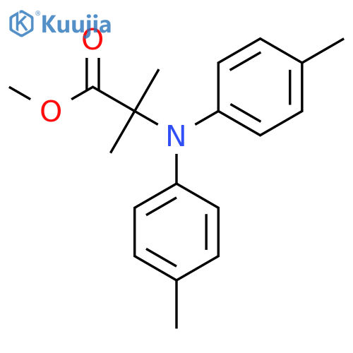 ALANINE, 2-METHYL-N,N-BIS(4-METHYLPHENYL)-, METHYL ESTER structure
