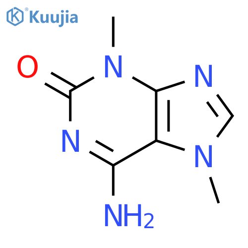 3,7-dimethylisoguanine structure