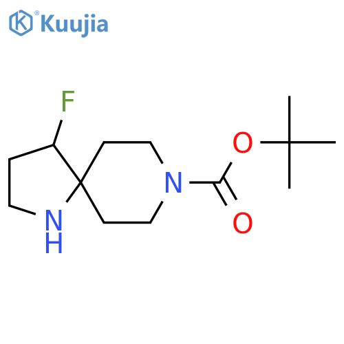 tert-butyl 4-fluoro-1,8-diazaspiro[4.5]decane-8-carboxylate structure