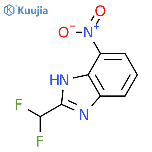 2-(difluoromethyl)-7-nitro-1H-Benzimidazole structure