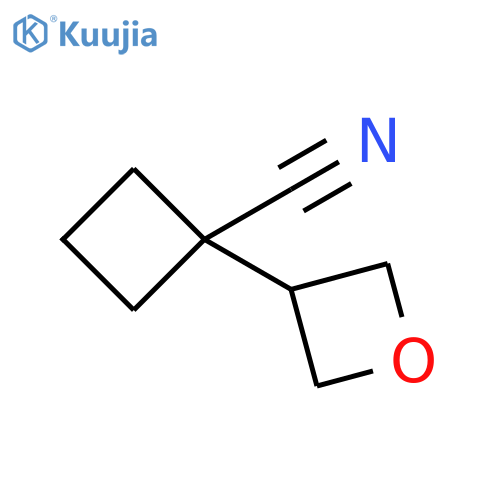 1-(oxetan-3-yl)cyclobutanecarbonitrile structure